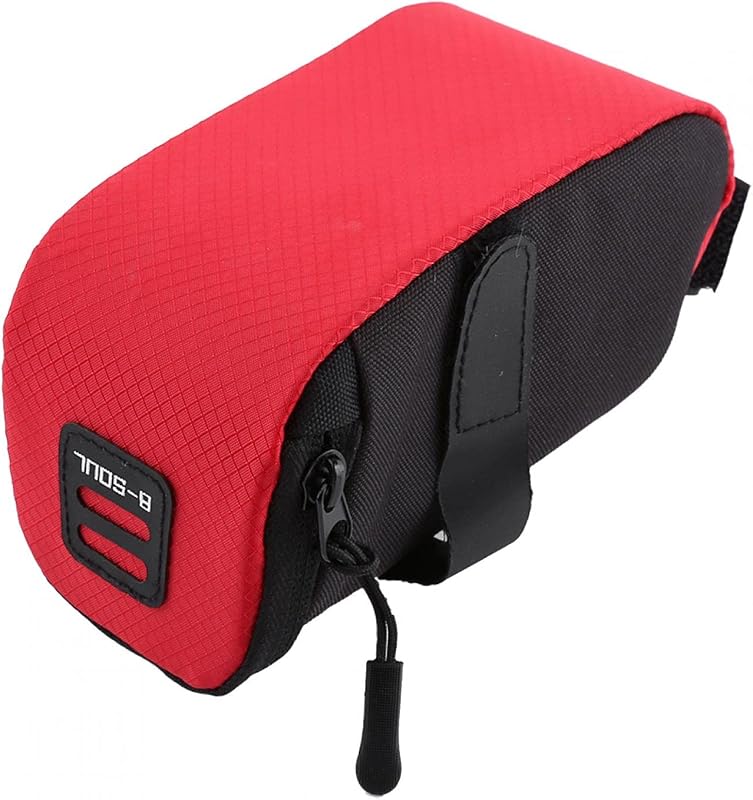 Bolsa asiento bicicleta resistente agua correas gran tamaño