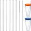 Pajitas repuesto compatibles con vasos Tervis 24 oz, popotes Tritan reutilizables transparentes con cepillos
