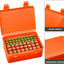 Caja organiz. baterías AA AAA 24* 30* naranja