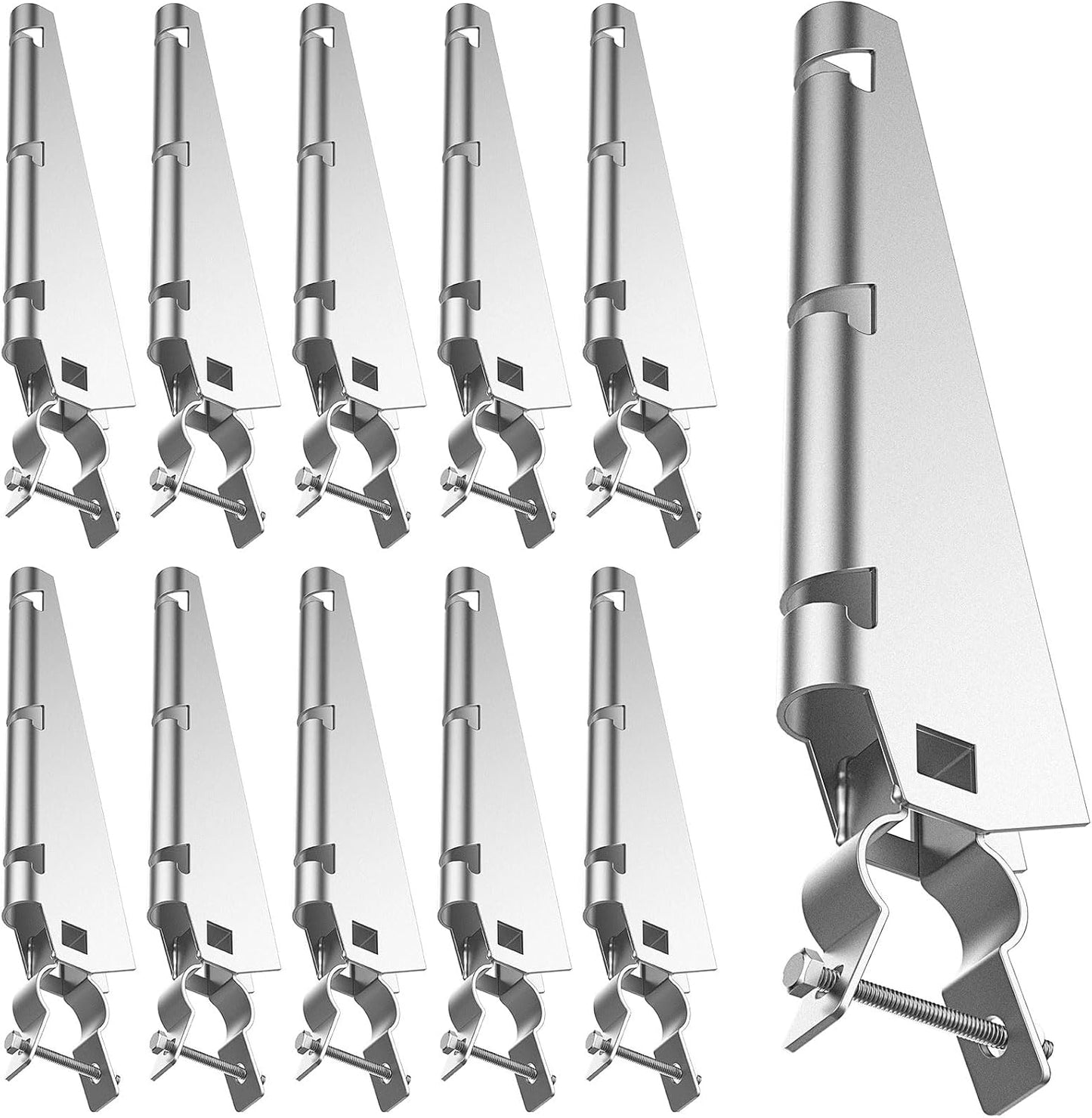 10 Brazos Alambre Púas para Valla Cadena Galvanizado