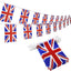 Banderines Union Jack 30 pzas triángulo decoración fiesta