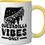 Taza Cerámica Quesadilla Lover Amarillo/Blanco