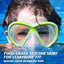 Gafas natación niños 5-15 años antivaho con cubierta nariz
