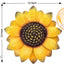 Arte de pared decorativo de flores metal
