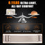 Linterna frontal LED recargable con sensor movimiento