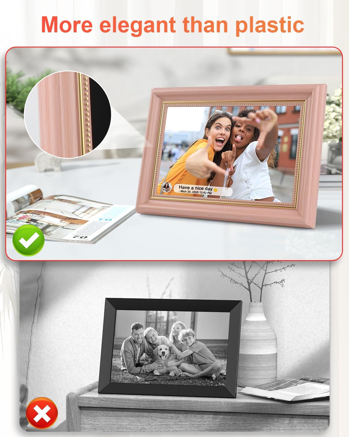 Marco digital 10.1pulg con wifi 32gb hd ips tactil app