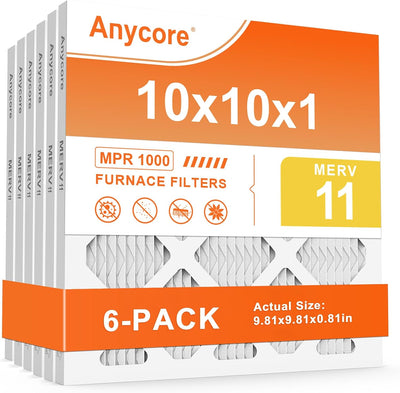 Filtro horno M11 set 6 10x10x1