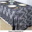 Mantel encaje negro 60x120pulg para bodas y halloween