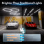Luces LED hexagonales garaje 105W 12600LM 6500K
