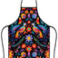 Delantal floral mexicano colorido para mujer y hombre