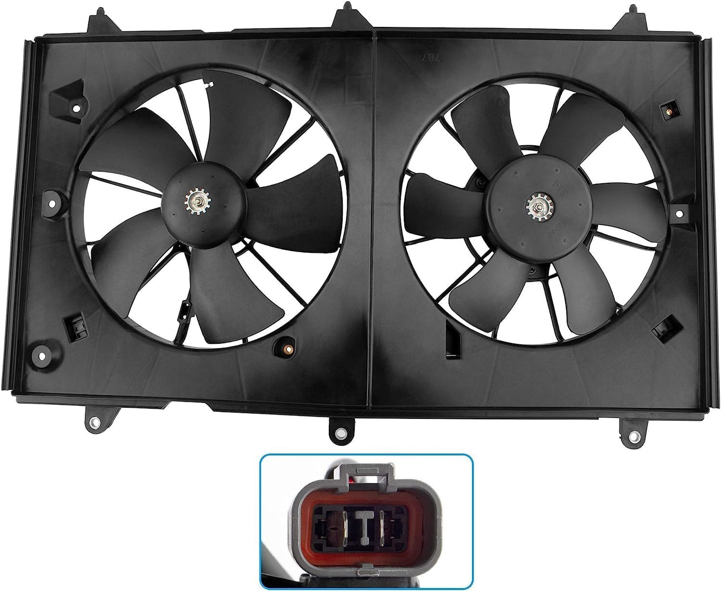 Ventilador radiador dual motor 620-225 comp Honda Accord