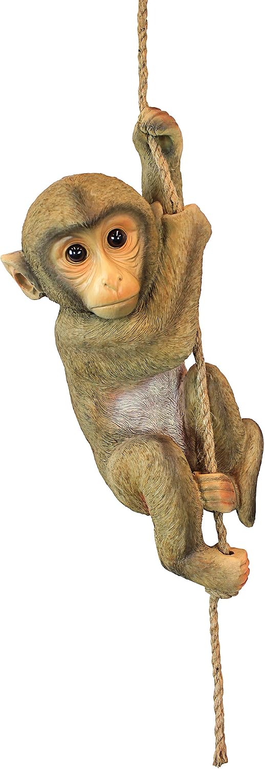 Estatua Chimpancé Bebé Colgante