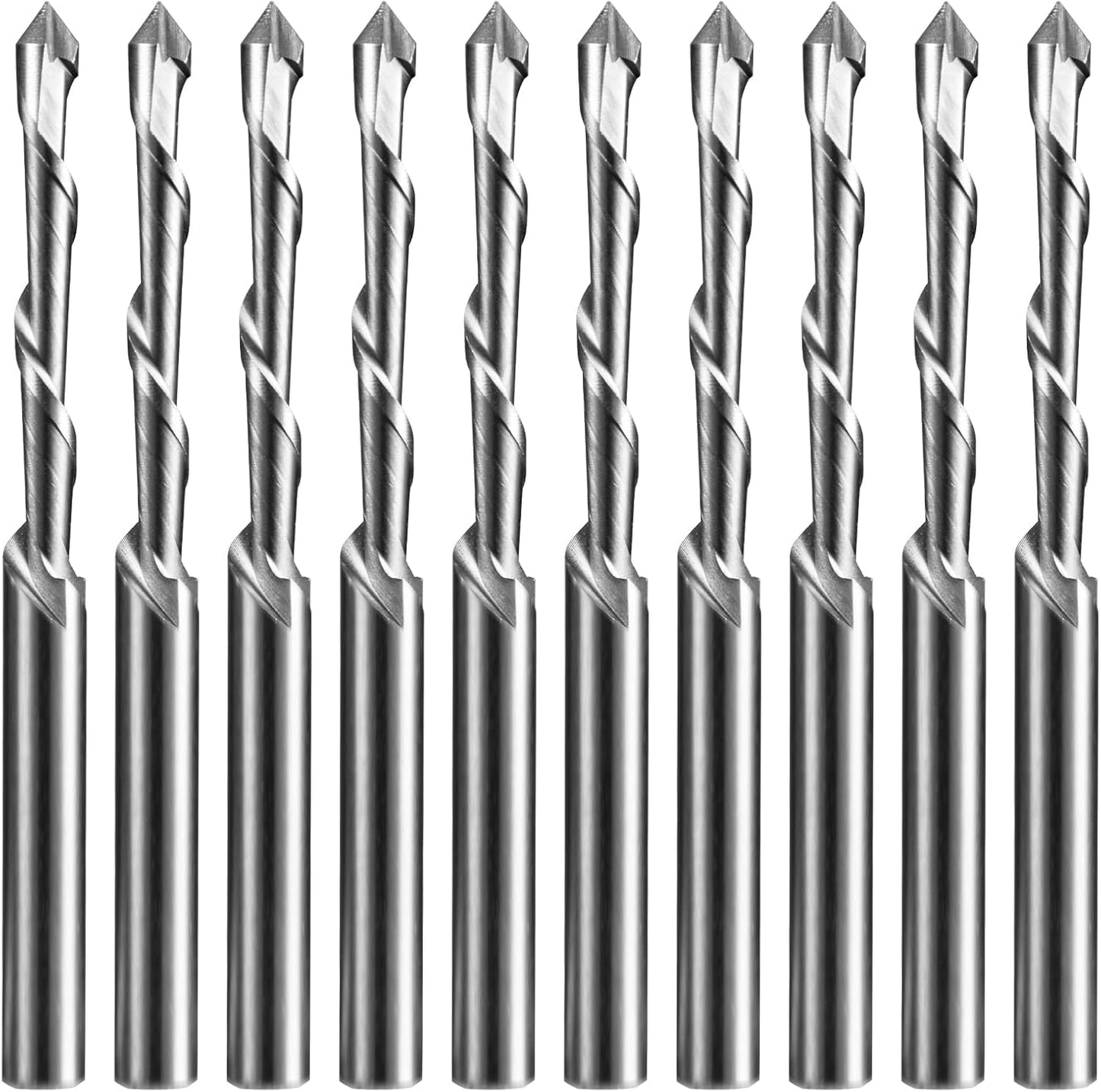 10 Brocas Corte Punto Guía 3/16pulg para Yeso y Sierra