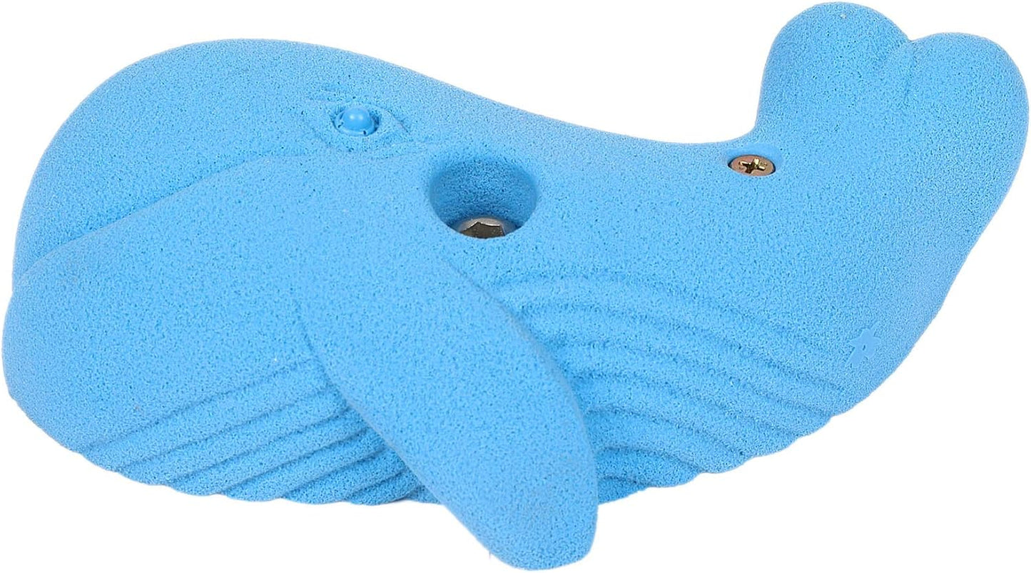 Sostén escalada roca ballena XL atornillada azul para niños