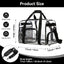 Bolsa gimnasio transparente con compartimento zapatos