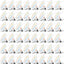 48 Luces LED empotrables 6pulg cubierta blanca 5CCT