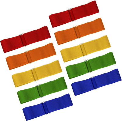 10 Bandas Carreras 3 Patas Duraderas Coloridas