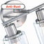 Lámpara baño 2 luces níquel cepillado vidrio E26