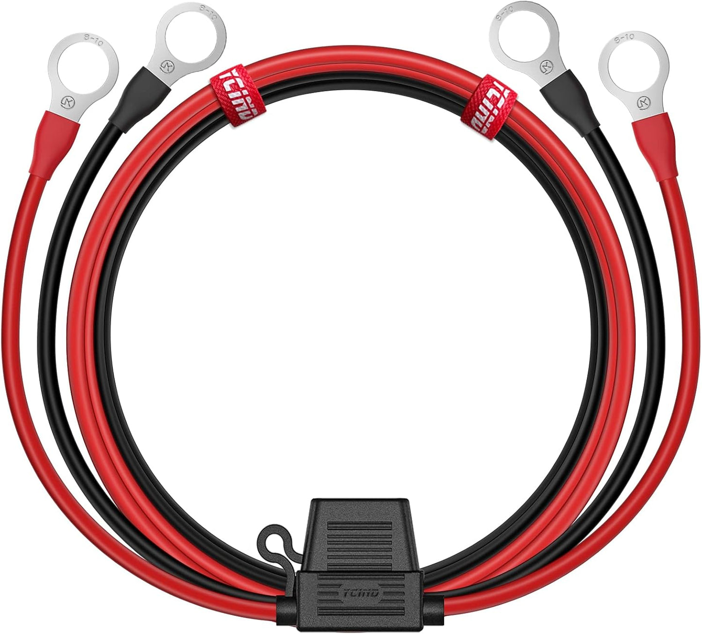 Cable refuerzo batería terminal anillo 3/8" 30A 12V