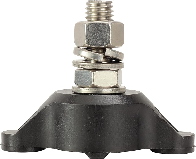 Bloque unión 1/2 pulg acero inox negro