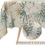 Mantel flores tropicales 70x140pulg verde salvia y dorado