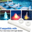 2 Juegos piezas montaje globo ocular para piscina spa led