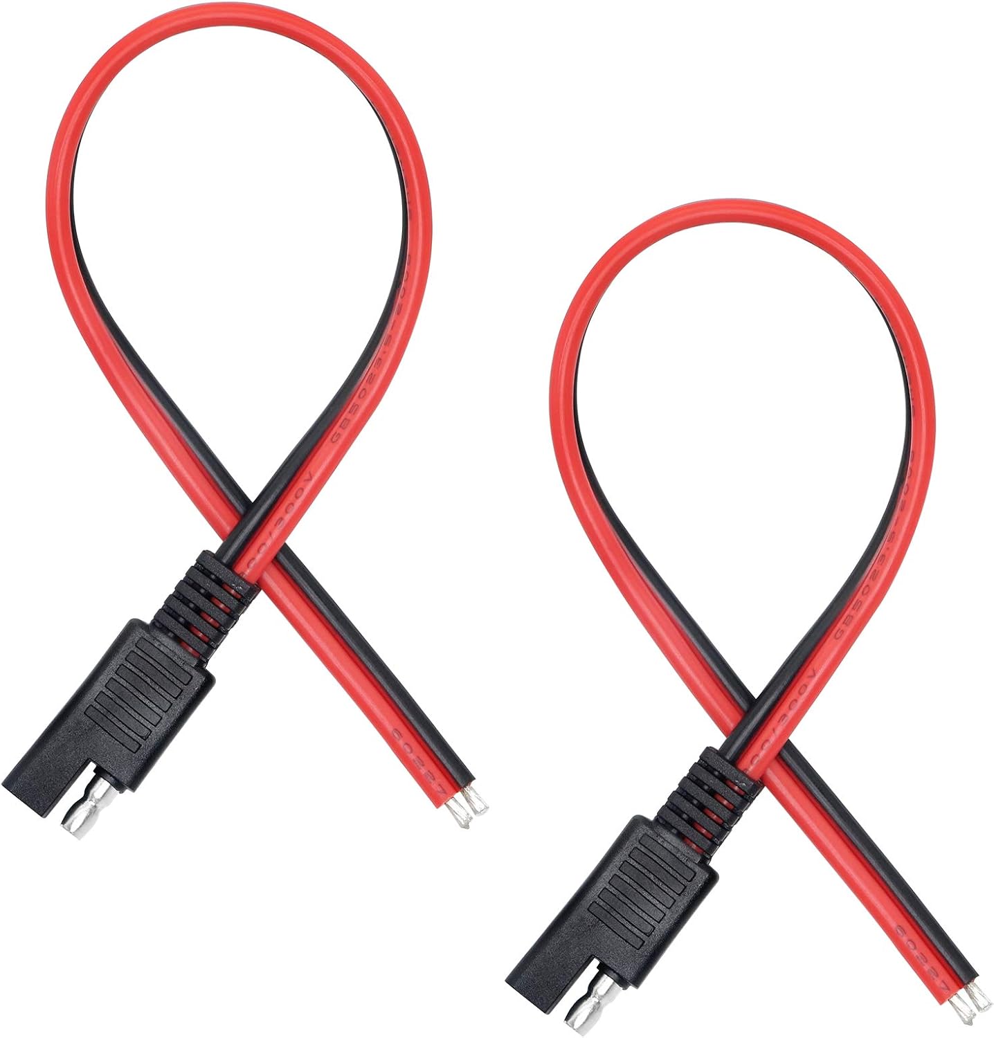 Cable conector SAE 14 AWG 11.8pulg 2 pines para motocicletas