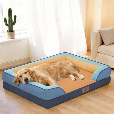 Cama ortopédica perro XL 42x30pulg impermeable con funda lavable