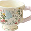 Taza cerámica diseño conejo 13oz con asa regalo kawaii pascua