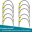 Líneas grifo FIP 16" 3/8x1/2 acero inox 10 Pzas
