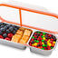 Recipientes acero inox doble compartimento con tapas