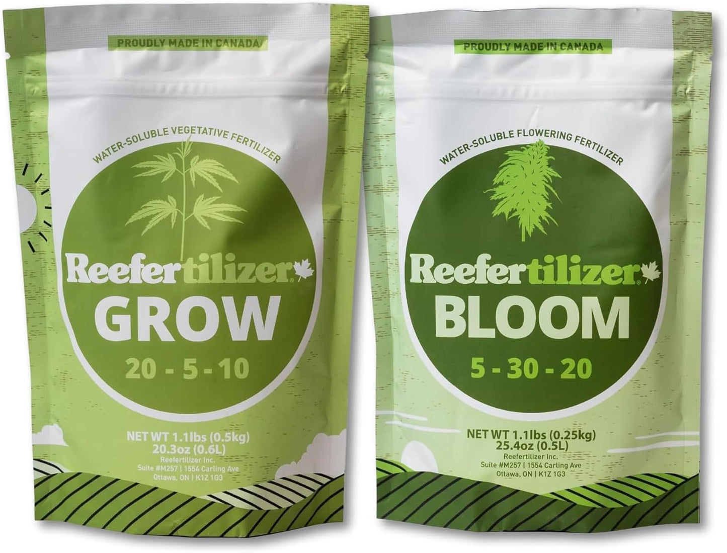 Fertilizante soluble en agua para verduras y flores