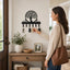 Soporte llaves pared metal 6 ganchos entrada cocina