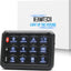 Panel interruptor inalámbrico RGB 12 bandas caja relé táctil