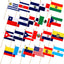 Banderas hispanas 22 países 8.2x5.5pulg decoración mes hispano