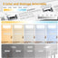 8 Luces LED Panel 2x2FT 0-10V Regulable Oficina