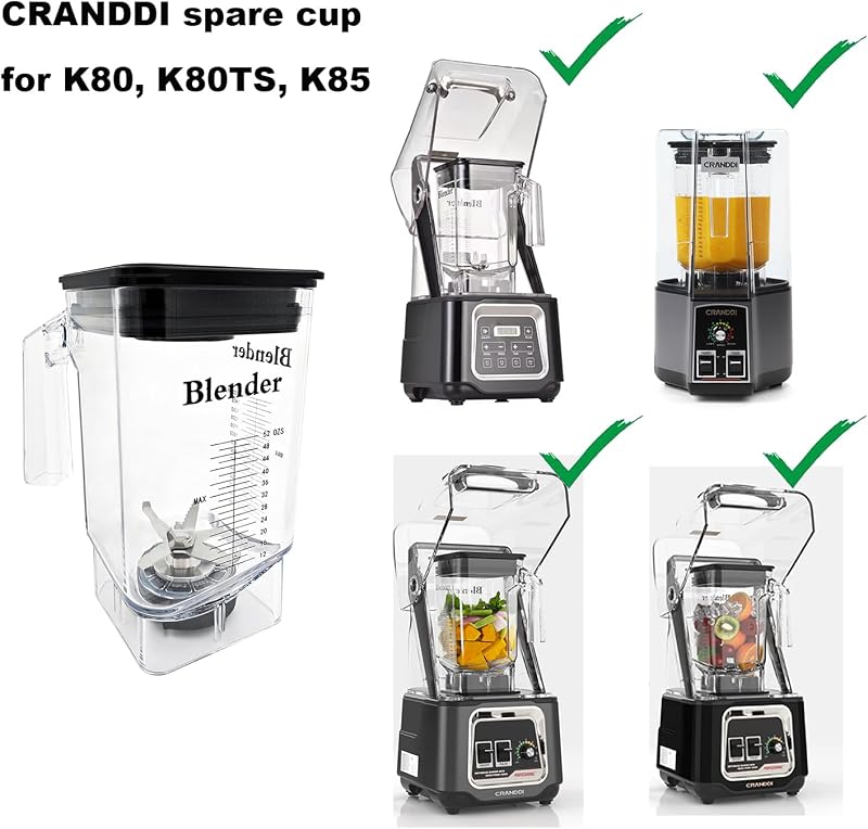 Vaso repuesto licuadora K80 52oz comp K85 K98