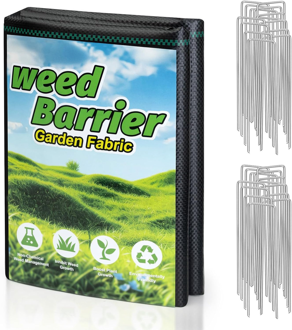 Tela barrera malezas 4x100pies 3.2oz resistente jardín patio
