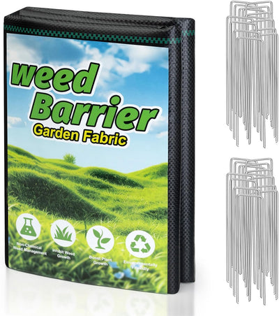 Tela barrera malezas 4x100pies 3.2oz resistente jardín patio
