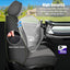 Set 5 fundas asiento Honda Accord 07-17 piel perforada negro gris