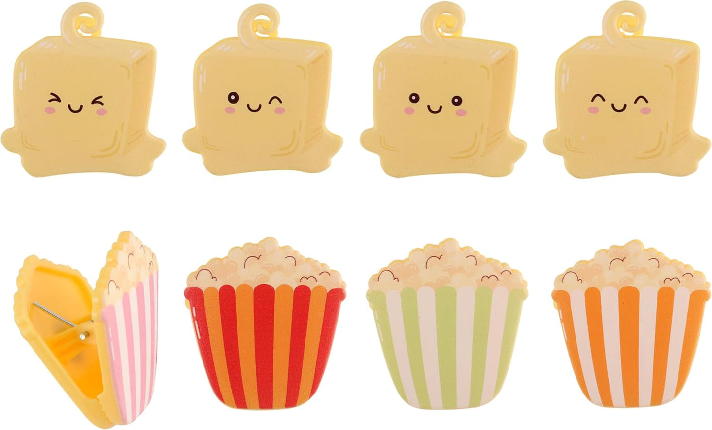 Clips magnéticos para cocina sellado hermético 8 pzas