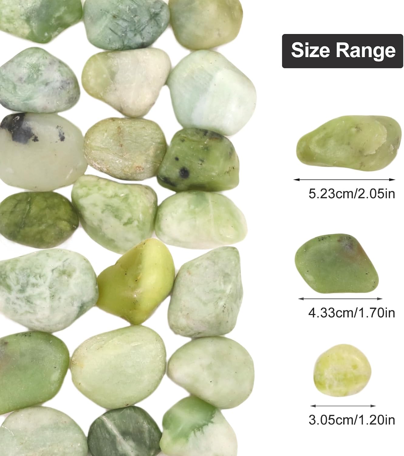 Rocas de jade pulidas para paisajismo y acuario