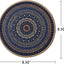 6 Tapetes Bohemios Absorbentes Antiderrap 8.5"