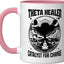 Taza Cerámica Theta Healing Meditación Rosa/Blanco