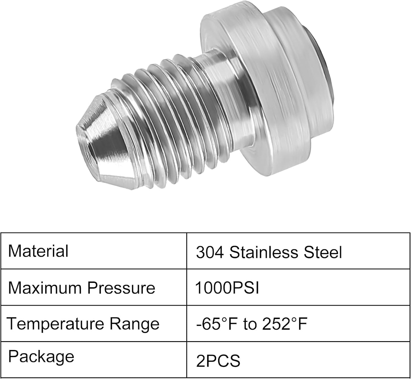 Conexión soldadura macho 4AN acero inox 2 pzas