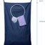 Bolsa lavandería colgante XL 36x22pulg con ganchos azul