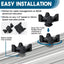 Bloque nylon brida cables compat 8020 12 set