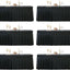 6 Manteles Elastano Negro 6ft Mesas Rectangulares