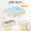 Organiz. cajones tela plegable set 24