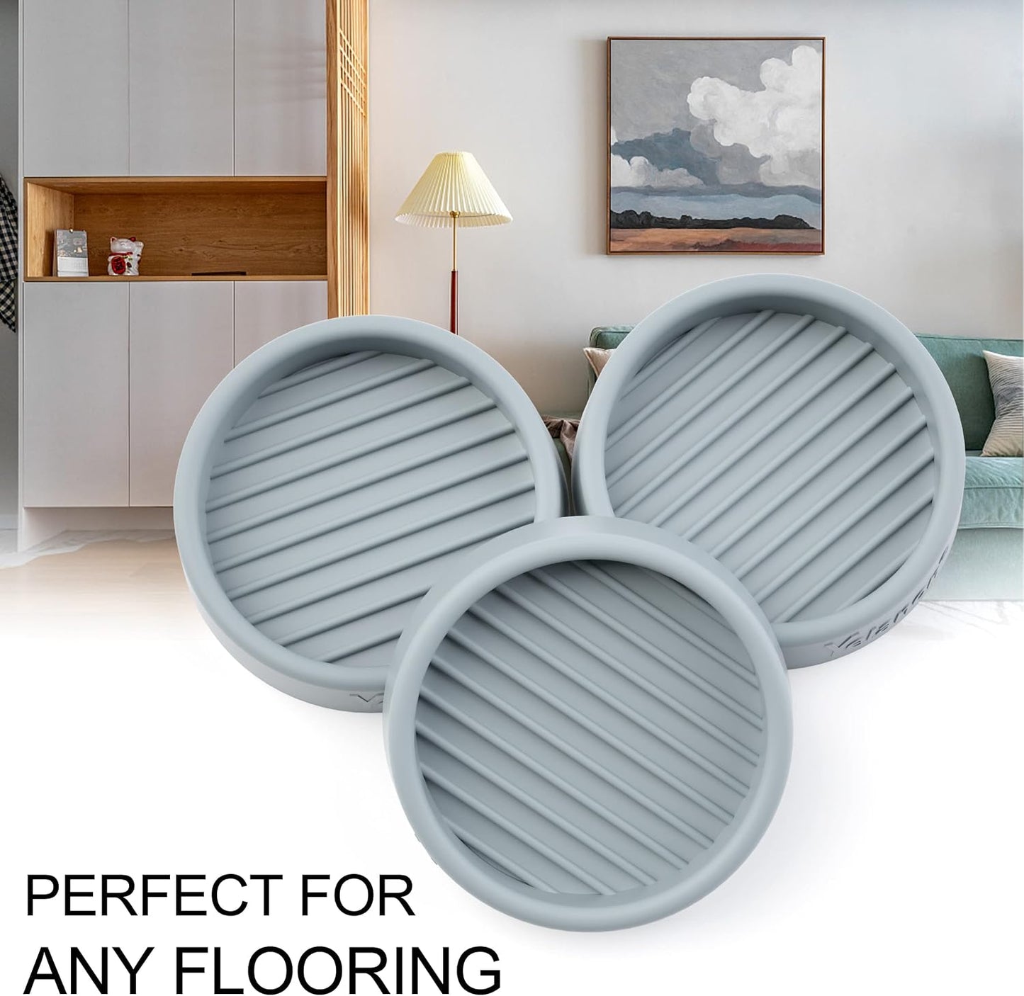 Posavasos antideslizantes para muebles 8 pzas 2pulg